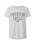 American Eagle Majica pegasto siva / antracit - Pepit.si