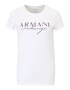 ARMANI EXCHANGE Majica temno liila / črna / bela - Pepit.si