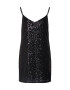 Banana Republic Obleka 'SL STRAPPY CAMI SEQUIN SHIFT' črna - Pepit.si