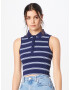 BDG Urban Outfitters Top modra / svetlo modra / bela - Pepit.si