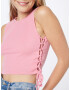 BDG Urban Outfitters Top roza - Pepit.si