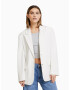 Bershka Blazer bela - Pepit.si