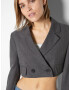 Bershka Blazer temno siva - Pepit.si