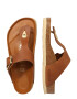 BIRKENSTOCK Japonke 'Gizeh Big Buckle' rjava / zlata - Pepit.si