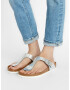 BIRKENSTOCK Japonke 'Gizeh' srebrna - Pepit.si