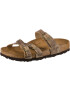 BIRKENSTOCK Nizki natikači 'Franca' rjava - Pepit.si