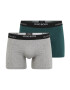 BOSS Casual Boxershorts temno zelena / siva - Pepit.si