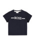 BOSS Kidswear Majica marine / bela - Pepit.si