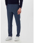 BURTON MENSWEAR LONDON Hlače na rob 'BLUE JASPE CHECK SLIM FIT..' modra - Pepit.si