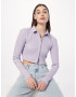 Calvin Klein Jeans Bluza pastelno lila / črna / bela - Pepit.si