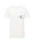 Calvin Klein Jeans Majica '90'S MONOGRAM POCKET TEE' nebeško modra / siva / bež - Pepit.si