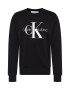 Calvin Klein Jeans Majica 'CORE MONOGRAM LOGO SWEATSHIRT' črna - Pepit.si