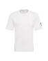 Calvin Klein Jeans Majica 'MONOGRAM SLEEVE BADGE REG TEE' bela - Pepit.si