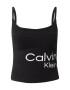 Calvin Klein Jeans Top črna / bela - Pepit.si