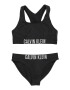 Calvin Klein Swimwear Bikini črna / bela - Pepit.si