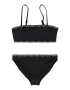 Calvin Klein Swimwear Bikini črna / bela - Pepit.si