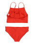 Calvin Klein Swimwear Bikini svetlo zelena / oranžno rdeča - Pepit.si