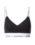 Calvin Klein Underwear Nedrček siva / črna / bela - Pepit.si