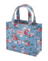 Cath Kidston Nakupovalna torba svetlo modra / roza / mornarska / grenada / travnato zelena - Pepit.si