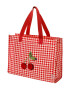 Cath Kidston Nakupovalna torba 'The Milly Tote' kremna / rdeča / zelena - Pepit.si