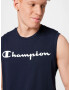 Champion Authentic Athletic Apparel Funkcionalna majica mornarska / bela - Pepit.si