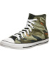 CONVERSE Visoke superge 'Chuck Taylor' temno zelena / oliva / kaki / oranžna - Pepit.si