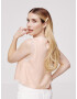 Daahls by Emma Roberts exclusively for ABOUT YOU Bluza 'Flora' breskev / bela - Pepit.si