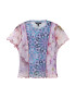 Desigual Bluza 'COPENHAGUE' kremna / azur / roza / pitaja - Pepit.si