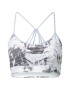 DKNY Performance Top 'SHADES PRINT STRAPPY BACK BRA REMOVABLE' modra - Pepit.si