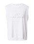 DKNY Performance Top 'RHINESTONE' bela / srebrno-siva - Pepit.si