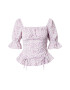 Dorothy Perkins Bluza 'Ditsy' kremna / svetlo rumena / svetlo lila - Pepit.si