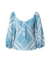 Dorothy Perkins Bluza modra / bela - Pepit.si