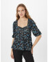 Dorothy Perkins Bluza nočno modra / svetlo modra / svetlo rumena / pastelno zelena - Pepit.si