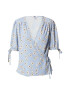 Dorothy Perkins Bluza opal / rjava / bela - Pepit.si