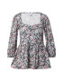 Dorothy Perkins Bluza svetlo modra / roza / črna / bela - Pepit.si