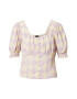 Dorothy Perkins Bluza svetlo rumena / lila - Pepit.si