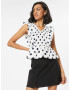 Dorothy Perkins Bluza temno modra / off-bela - Pepit.si