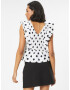 Dorothy Perkins Bluza temno modra / off-bela - Pepit.si