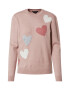 Dorothy Perkins Pulover siva / roza / melona / bela - Pepit.si