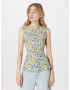 Dorothy Perkins Top 'Ditsy' rumena / zelena / lila / pastelno lila - Pepit.si