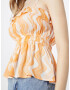 Dorothy Perkins Top oranžna / marelica / bela - Pepit.si