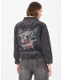 Ed Hardy Prehodna jakna 'BRAVE-HEARTS' apno / svetlo siva / svetlo lila / črn denim - Pepit.si