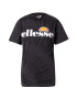 ELLESSE Majica 'Albany' črna / bela / oranžna - Pepit.si