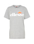 ELLESSE Majica 'Albany' pegasto siva / oranžna / melona / bela - Pepit.si