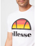 ELLESSE Majica 'Sunset' rumena / kari / rdeča / črna / bela - Pepit.si