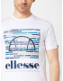 ELLESSE Majica 'Vierow' modra / temno modra / siva / bela - Pepit.si