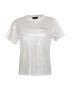 faina T-Shirt biserno bela / transparentna - Pepit.si