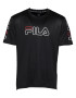 FILA T-Shirt 'ERMIN' črna / bela / rdeča - Pepit.si