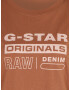 G-Star RAW Majica rjava / bela - Pepit.si