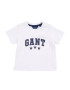 GANT Majica 'VARSITY' bela / temno modra / marine - Pepit.si